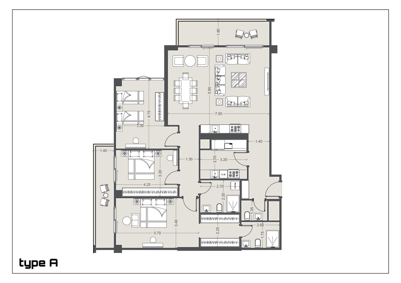 Type A – Floor Plan