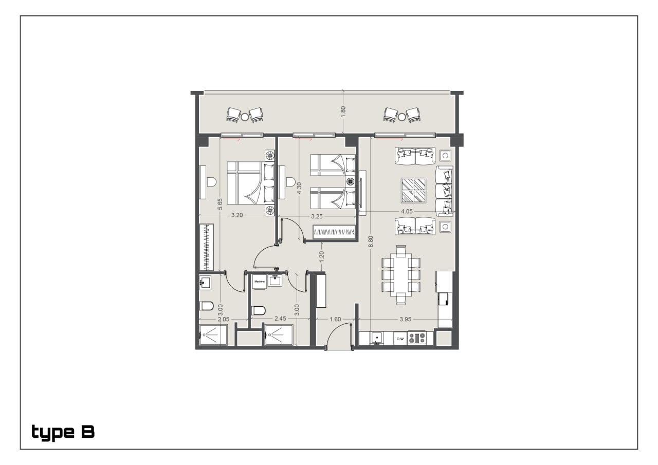 Type B – Floor Plan